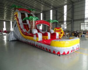 18' Fire Island Single Lane Water Slide