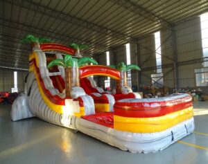 17' Fire Island Single Lane Water Slide