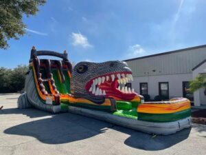 21' River Monster Double Lane Water Slide
