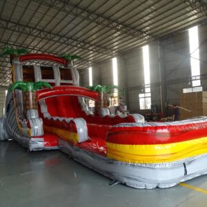 20' Fire Island Double Lane Hybrid Water Slide