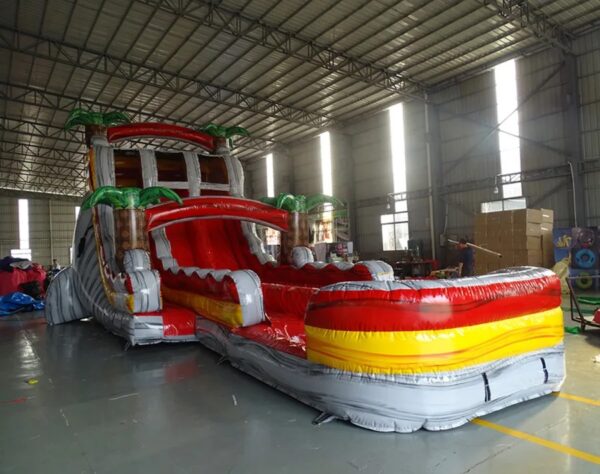 20' Fire Island Double Lane Hybrid Water Slide