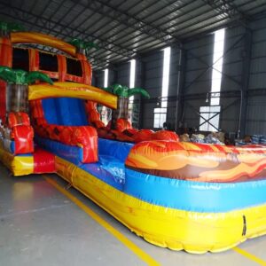 20' Fiesta Hybrid Double Lane Water Slide