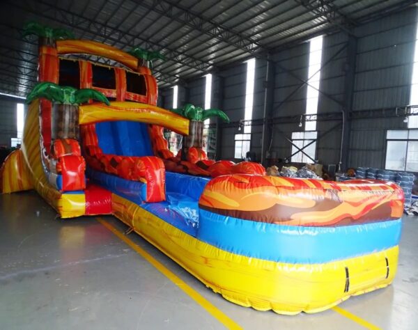 20' Fiesta Hybrid Double Lane Water Slide